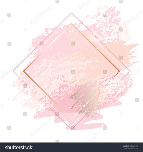 Golden Pink Blank Nude Art Frames Stock Vector Royalty Free 1209397489 Shutterstock