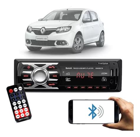 Radio Som Automotivo Mp Bluetooth Usb Sd Renault Sandero