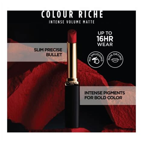 L Oreal Paris Colour Riche Intense Volume Matte Lipstick 123 Le Nude Independant 0 06 Oz Fry