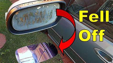 How To Fix Broken Side Mirror Glass If The Door Mirror Glass FELL OFF