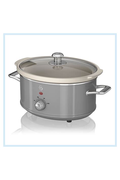 Swan 1 5l Slow Cooker Retro Grey Artofit