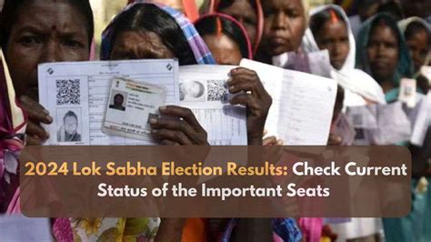 2024 Lok Sabha Election Results Check Current Status Of The Important