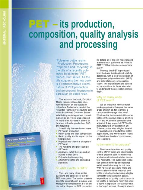Pet Composition Pdf Recycling Plastic