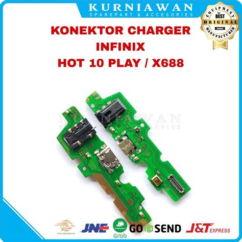 Konektor Charger Infinix Hot Play X Pcb Board Usb Papan Con Cas