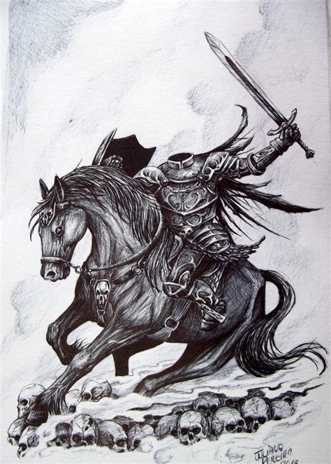 Headless Horseman Drawing Horseman Headless Sleepy Ho