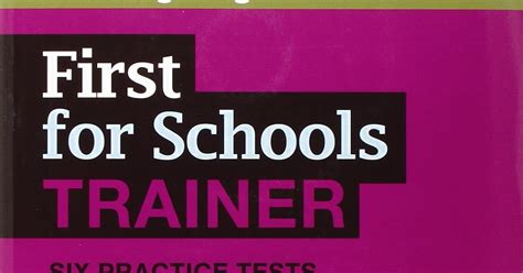 First for Schools Trainer 1 (2015) PDF + CD audio