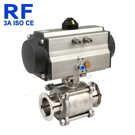 Rf Pc Horizontal Vertical Pneumatic Direct Vacuum Ball Valve China