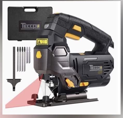 Teccpo Jigsaw Spm Jig Saw With Laser Variable Speed