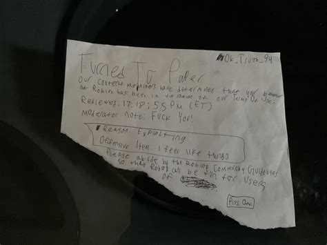 they stole my computer and left this. roblox moderation is broken smh
