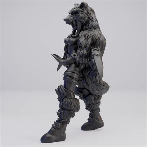 Hot Goblin ベアマスターヌードA ミニチュア ホットゴブリン 獣人戦士