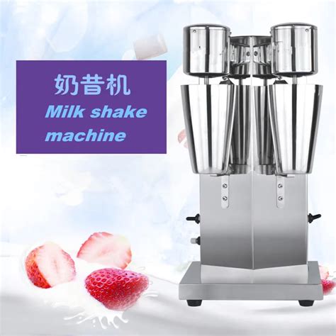 Commercial Stainless Steel Milk Shake Machine Double Head milkshaker ...