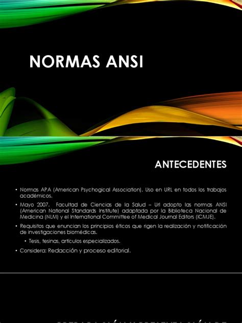 Normas Ansi Pdf