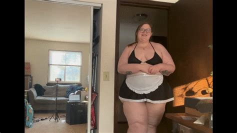 BBW Maid Caught Me Red Handed Princess Pear BBW Clips Sale
