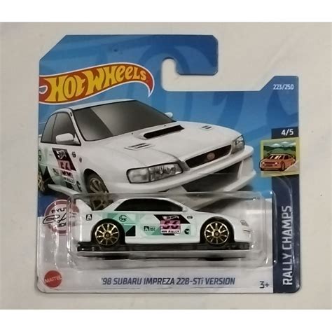 HOT WHEELS SHORT CARD SUBARU IMPREZA HOT WHEELS RTH SUBARU SUBARU Shopee Malaysia