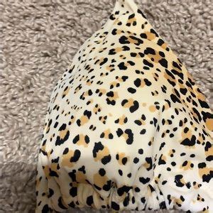 Victoria S Secret Swim Victorias Secret Leopard Print Bikini Lrg Poshmark