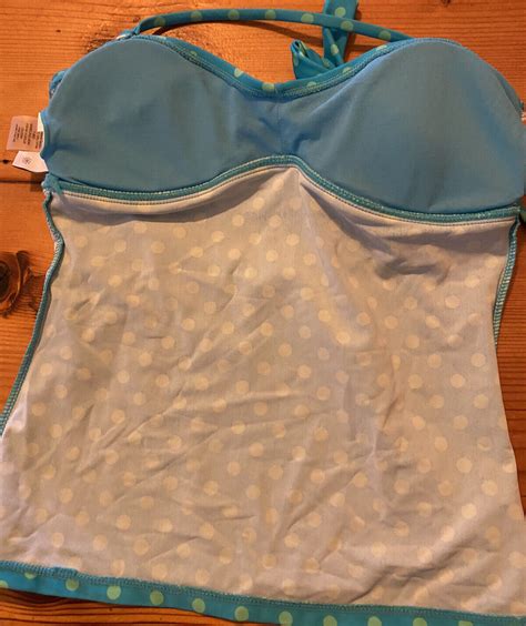 Womens DELIAS Bikini Piece Set S Turquoise And Gr Gem