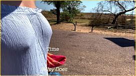 Wifey Shows Perfect Cleavage In This Tight White Sports Bra Check Out This Hot Milf Amazing