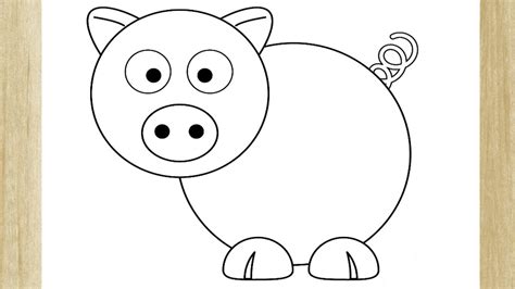 Como Desenhar Um Porquinho Fácil - Como Desenhar Um Porquinho Fácil - RETOEDU