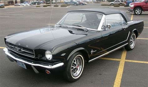 Raven Black 1964 Ford Mustang Convertible