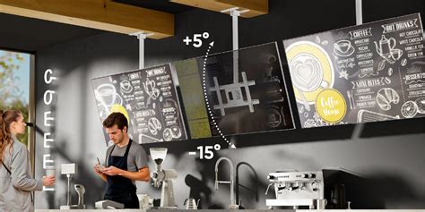 ONKRON потолочный кронштейн для телевизора 32"-80" потолочный ...