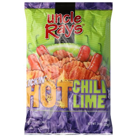 Uncle Ray S Potato Chips Chili And Lime Kickin Hot 3 Oz Delivery Or Pickup Near Me Instacart