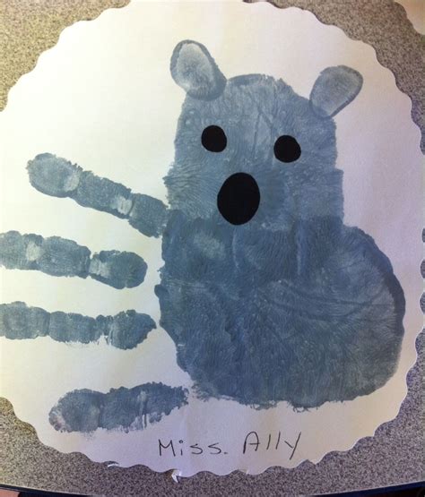 Handprint Koala craft for preschoolers K Crafts, Handprint Crafts, Fun ...