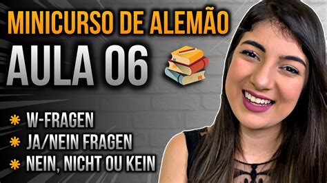 Perguntas Em Alem O Ja Nein Fragen E W Fragen Aula Youtube