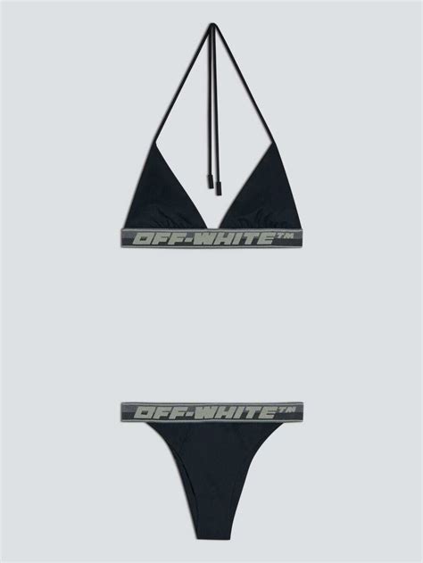OFF WHITE Logo Bikini Off White