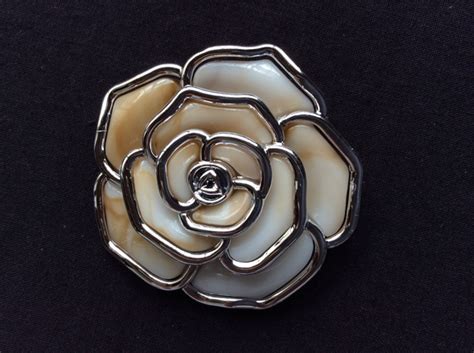 Kit Un Flor Cm Nude E Prata Artesanato Chinelo Elo