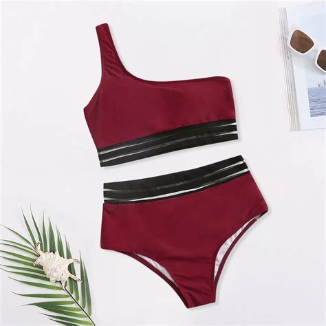 Jyeity Tummy Control Swimsuit Deep V Neck Women Swimdress With Tummy