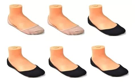 Kit 06 Pares De Meias Onfit Mini 04 Preta E 02 Nude Parcelamento Sem Juros