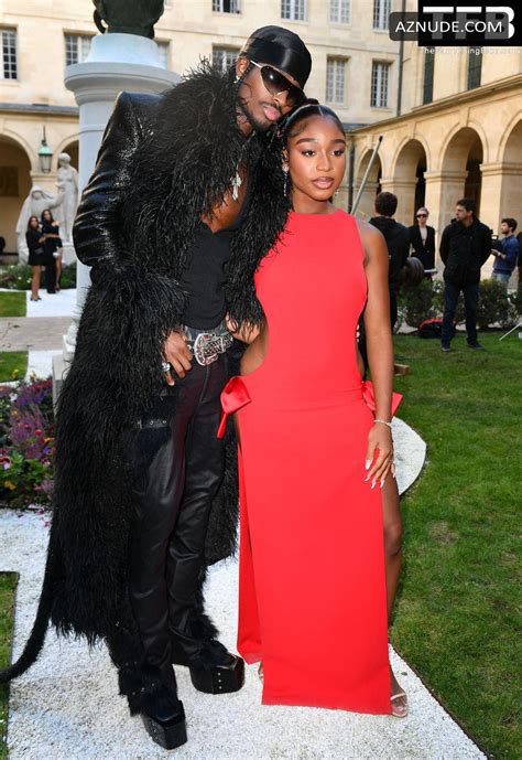 Normani Sexy Seen Showing Off Her Hot Figure In A Red Dress At The Monot Womenswear Show In