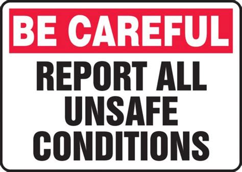 Safe Condition Signs