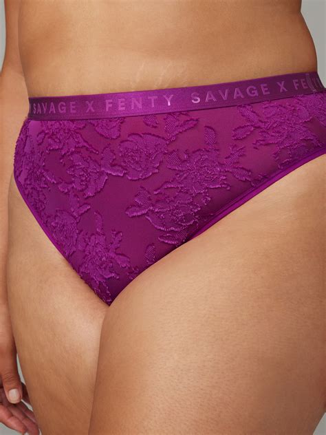 Charmed Prince High Leg Bikini Panty In Purple Savage X Fenty Germany