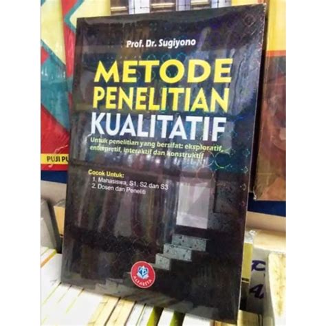 Jual Buku Metode Penelitian Kualitatif By Sugiyono Shopee Indonesia