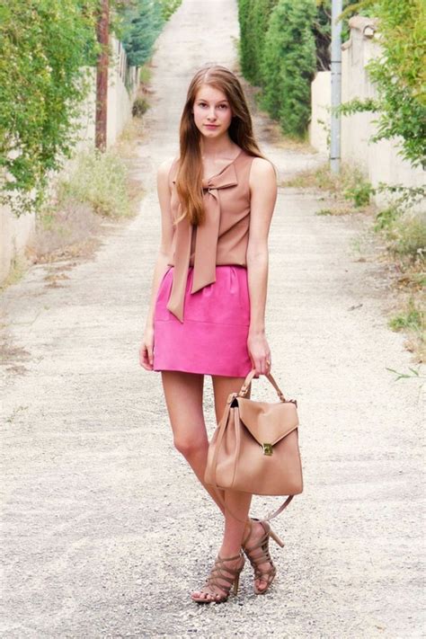 I Want Pretty Look Nude Con Toques De Color