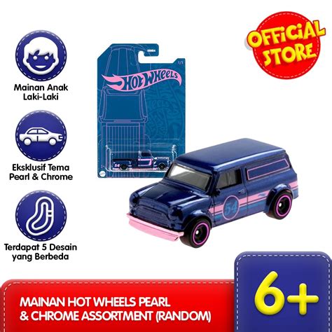 Jual Hot Wheels Pearl Chrome Assortment Random Shopee Indonesia