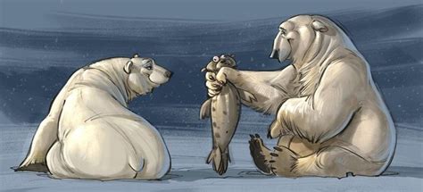 Artstation Polar Bear Character Studies Aaron Blaise Bear Art