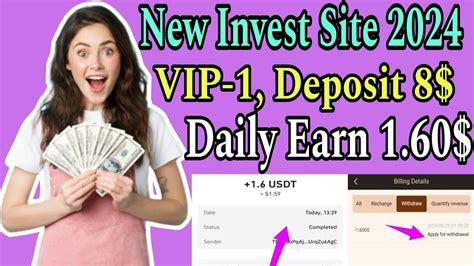 New Invest Site Vip Deposit Daily Earn