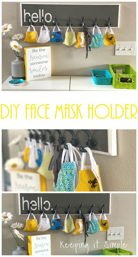 Diy Face Mask Holder And Organizer Keeping It Simple