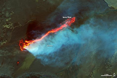 Photos: Satellites Sees Glowing Iceland Volcano | Live Science