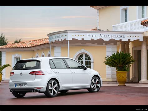 Volkswagen Golf Gti Vii 2015 Rear Wallpaper Caricos