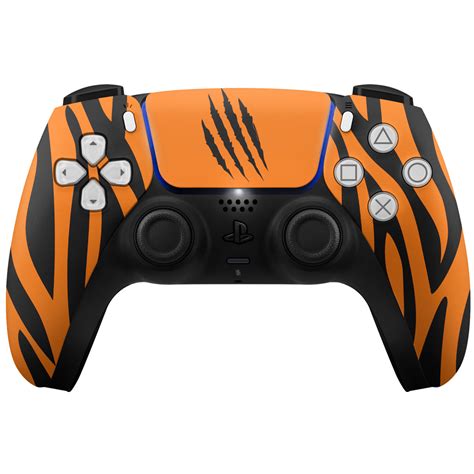 Controle Dualsense Customizado Tiger Print Dash Controles