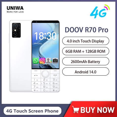 doov  pro  telephone portable ecran tactile intelligent  pouces