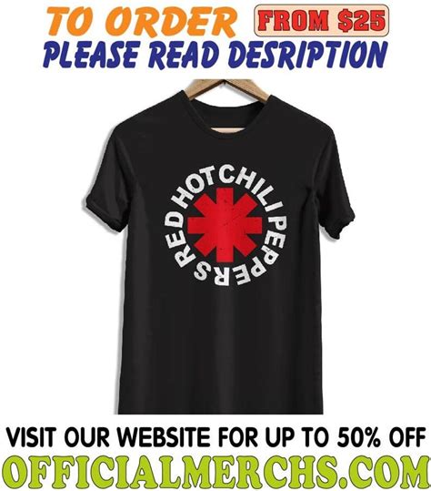 Red Hot Chili Peppers T Shirt Red Hot Chili Peppers Tour Shirt RHCP Graphic Shirt Sold By