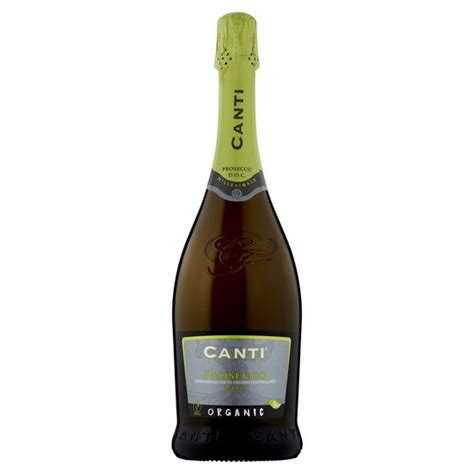 Canti Organic Prosecco 6 x 75cl Case - Liquor Library