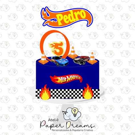 Arquivo De Corte Topo De Bolo Hot Wheels Elo