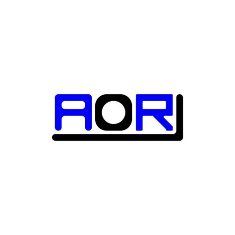 Dise O Creativo Del Logotipo De La Letra Aor Con Gr Fico Vectorial