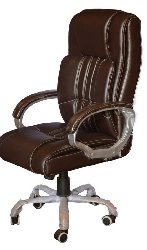 High Back Revolving Office Chairs Brown At Rs 6000 In Sas Nagar ID