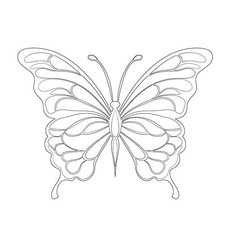 printable butterfly coloring pages 2